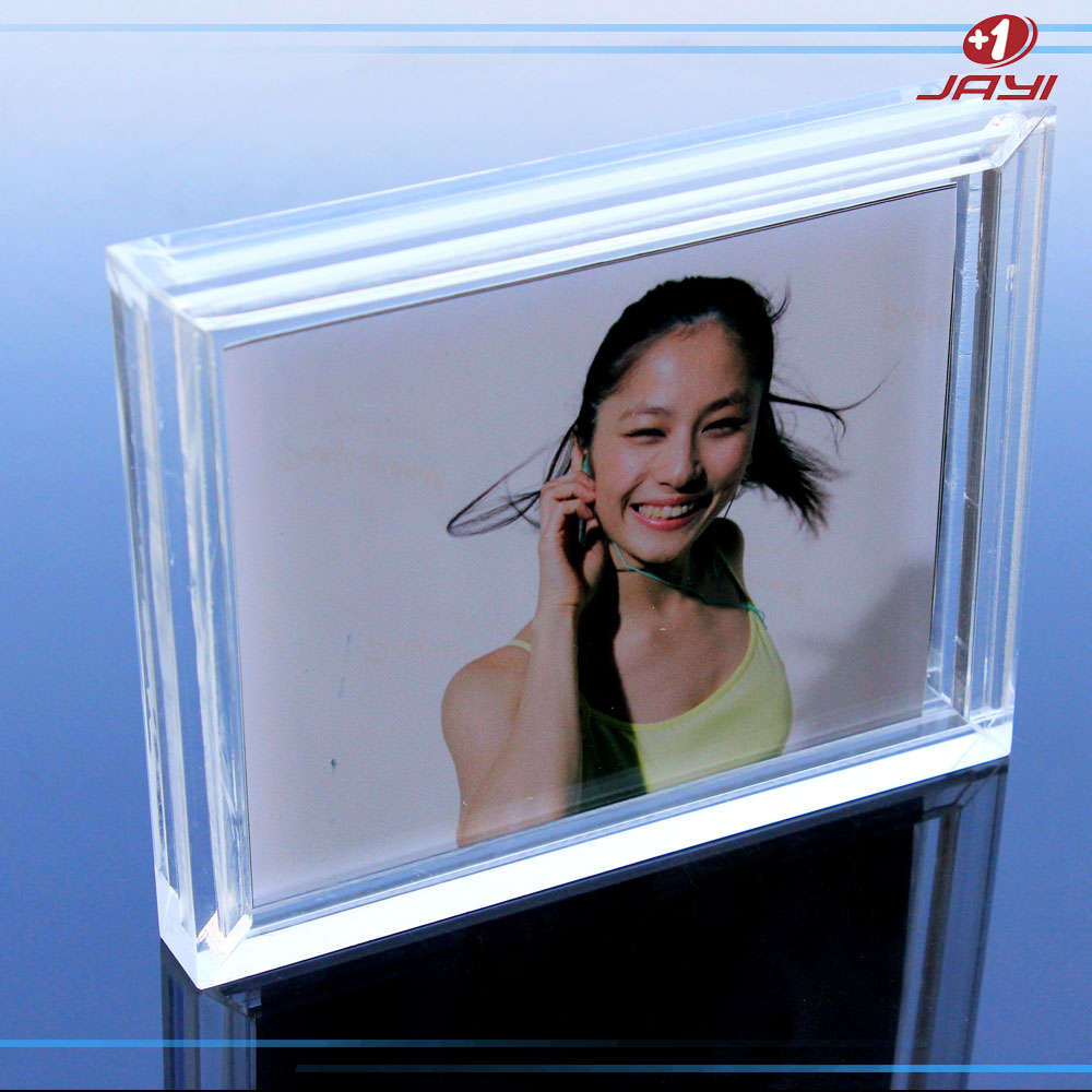 Organic glass, transparent and simple photo frame can be drawn