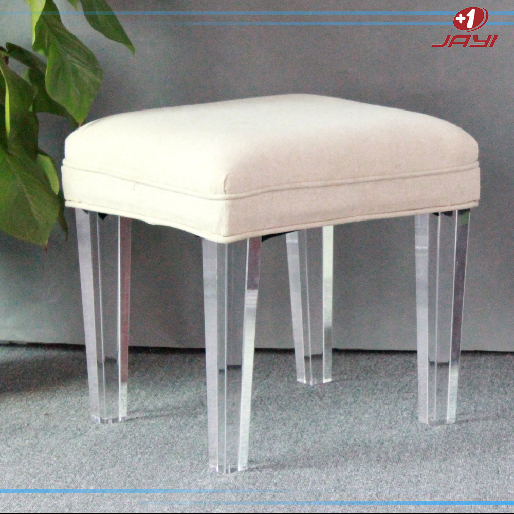 Furniture acrylic stool can be custom map