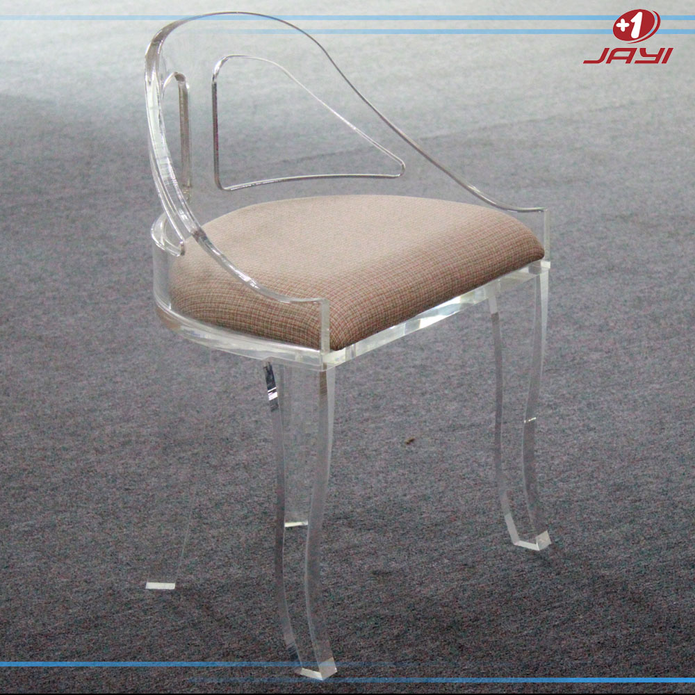 The backrest chair upholstered chair high-end acrylic