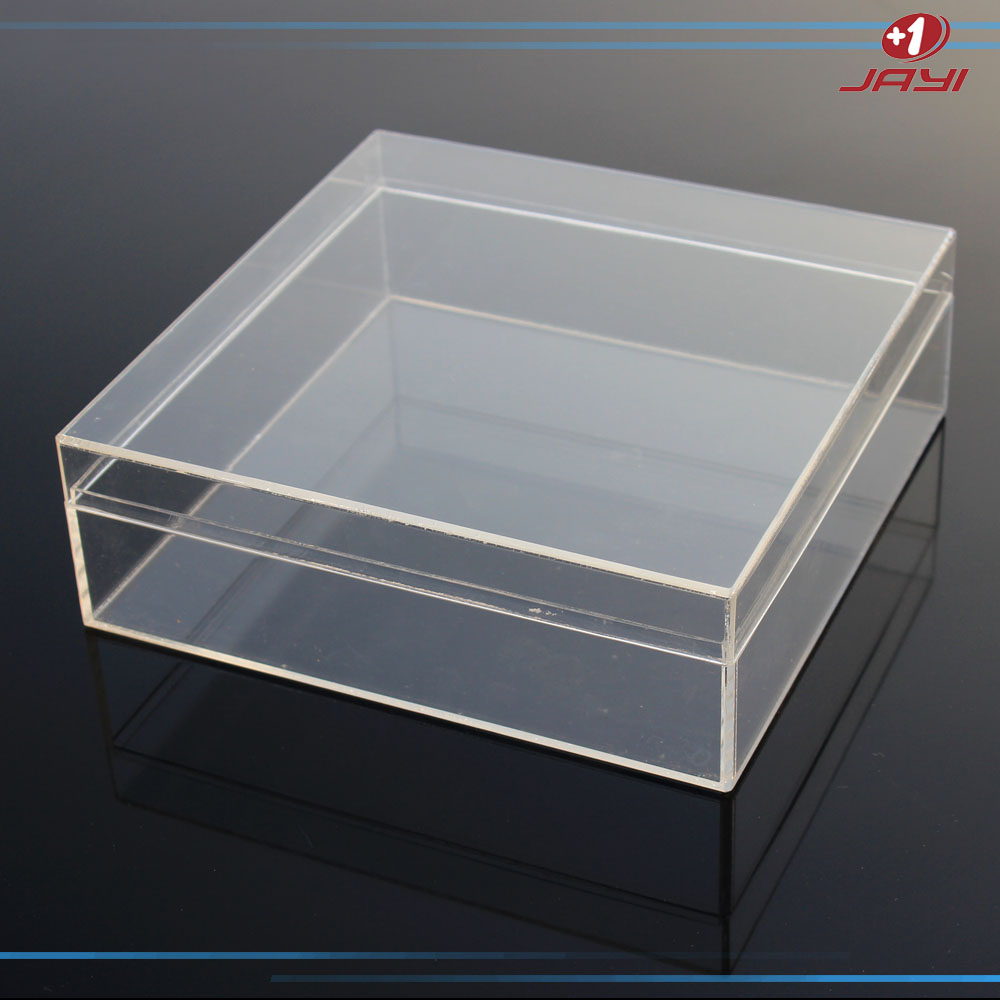 Small square acrylic transparent health box